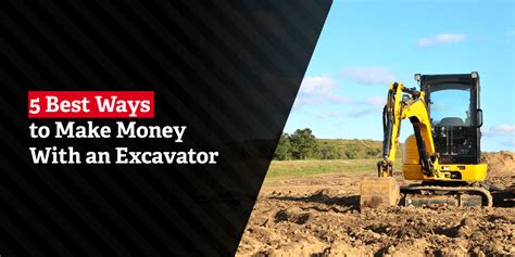 side jobs for mini excavator|making money with a mini excavator.